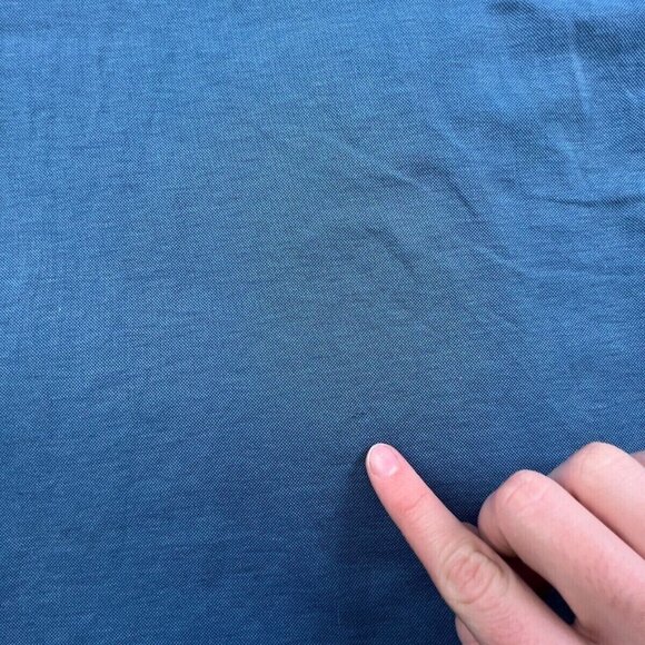 Travis Matthew Polo Large Short Sleeve Blue w Pocket HARMONY CLUB GOLFING - Picture 14 of 16